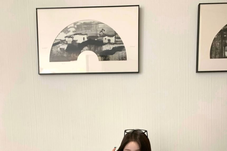 Halter Leopard Print Ruffle Top