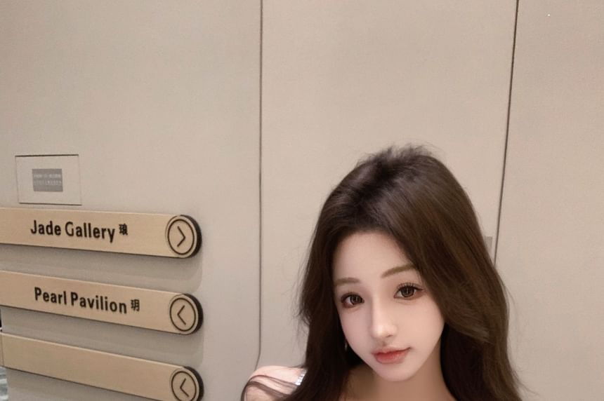 Glitter Bow Rhinestone Cami Top