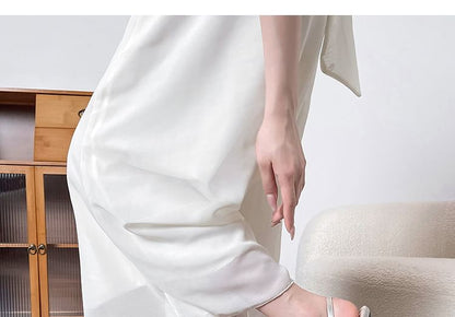 High Heel Rhinestone Pointy Slingback Sandals