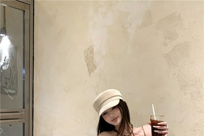 Patterned Print Asymmetrical Camisole Top