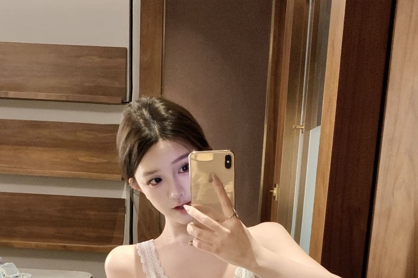 Lace Trim Camisole Top