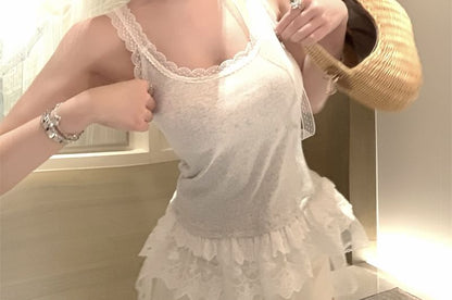 Lace Trim Camisole Top