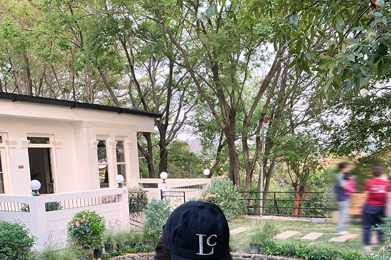 Short Sleeve Patterned Print Mock Two Piece Asymmetrical Tee