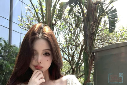 Cap Sleeve Scoop Neck Cartoon Print Bow Crop T-Shirt