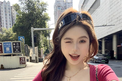 Short Sleeve Henley Plain Tee