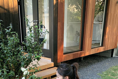 Cap Sleeve Asymmetrical Neck Plain Cutout Top