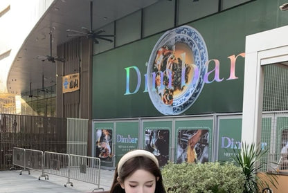 Short Sleeve Scoop Neck Plain Bow Tee / High Waist Plain Tiered Lace Shorts