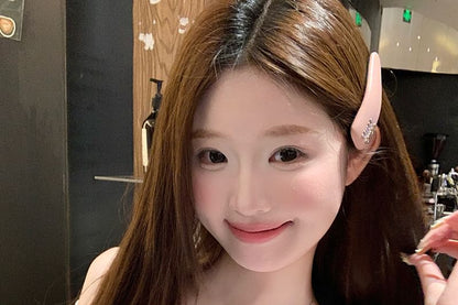 Short-Sleeve V-Neck Twisted Plain Crop Top