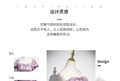 Off-Shoulder Ruched Gown Metallic Ball Cutout