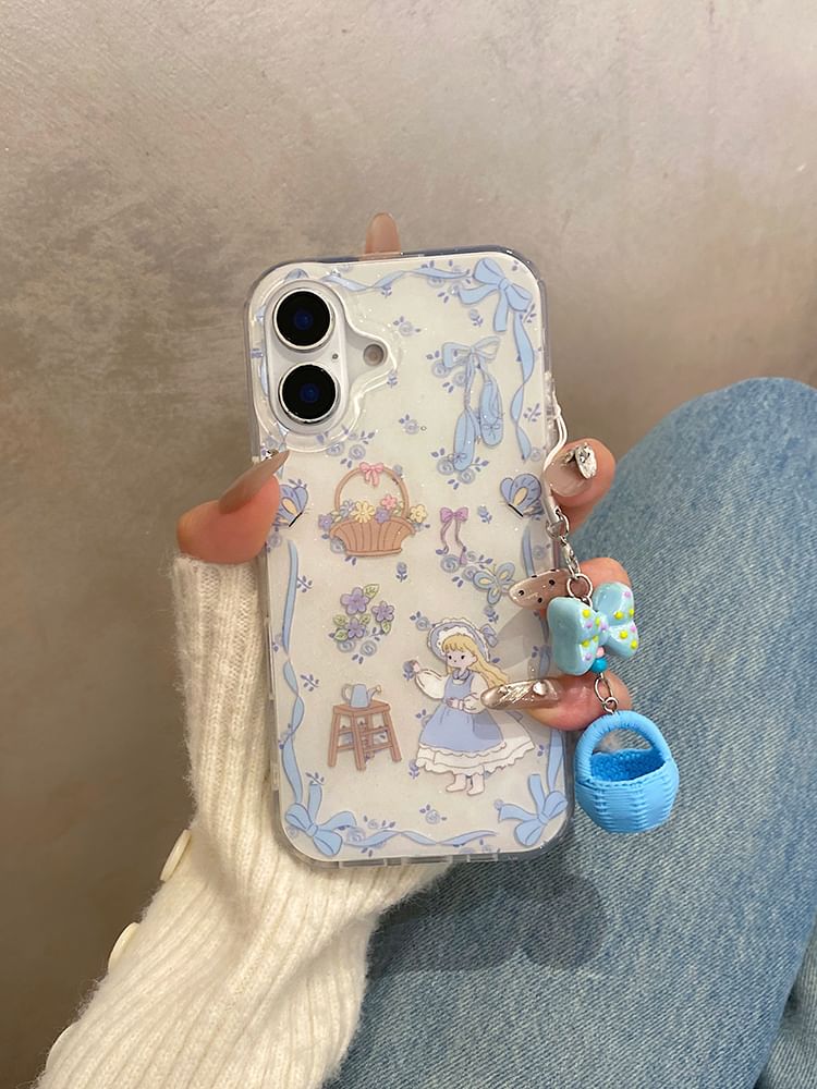 Girl Phone Case / Charm / Set
