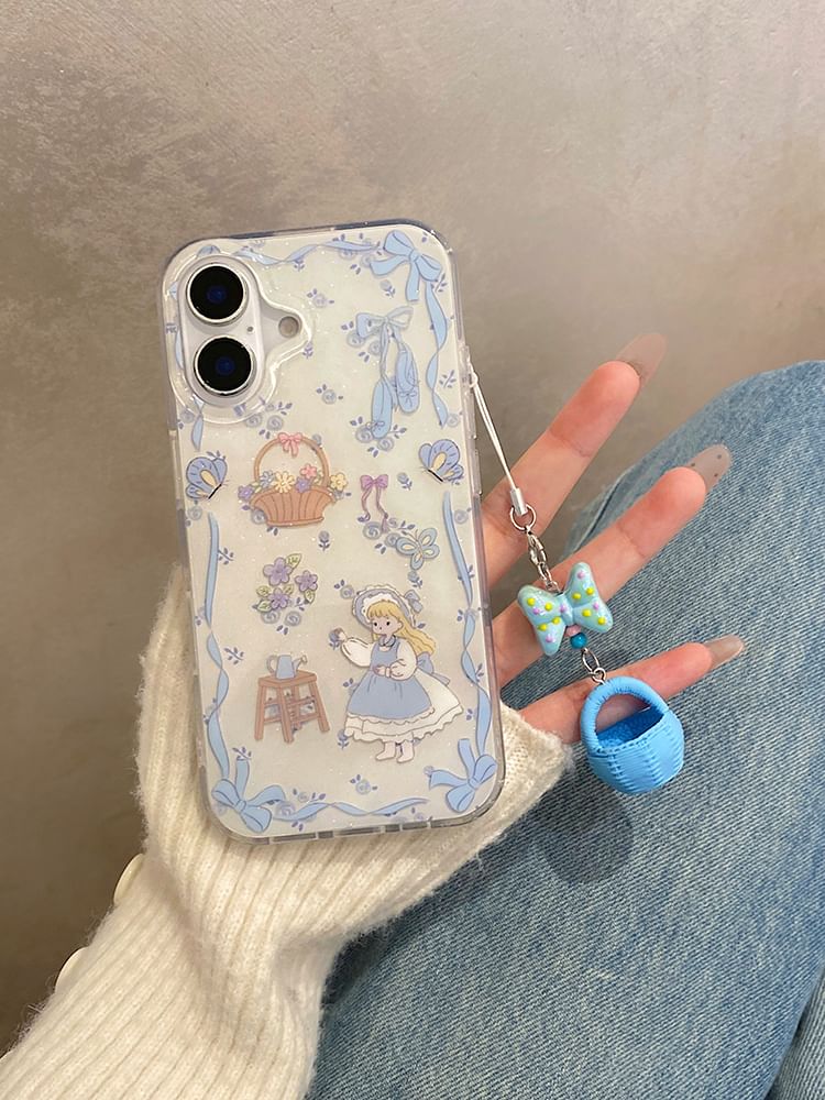 Girl Phone Case / Charm / Set
