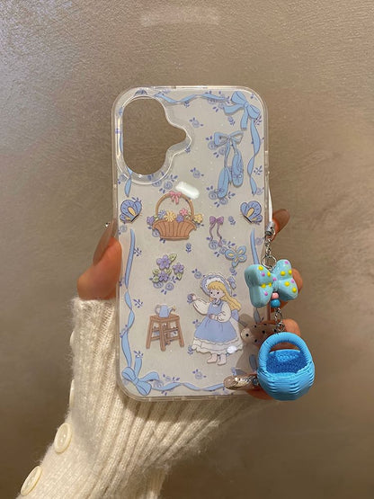 Girl Phone Case / Charm / Set