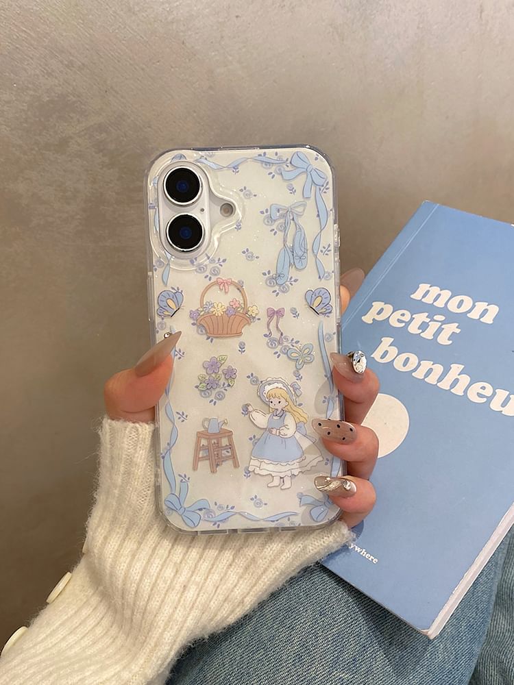 Girl Phone Case / Charm / Set