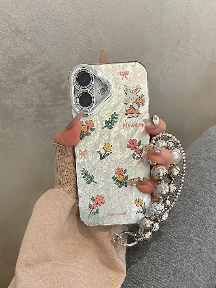 Rabbit Floral Phone Case / Strap / Set