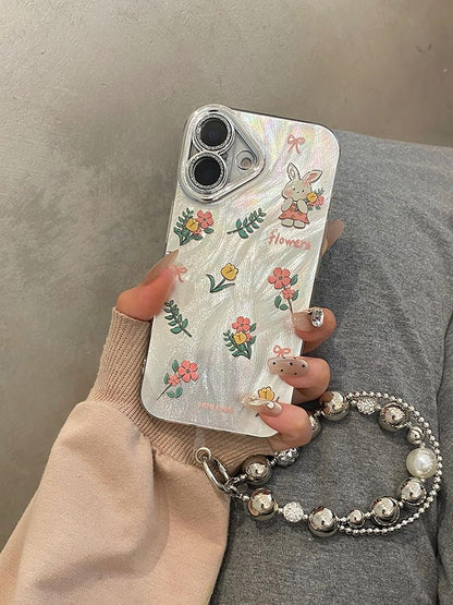 Rabbit Floral Phone Case / Strap / Set
