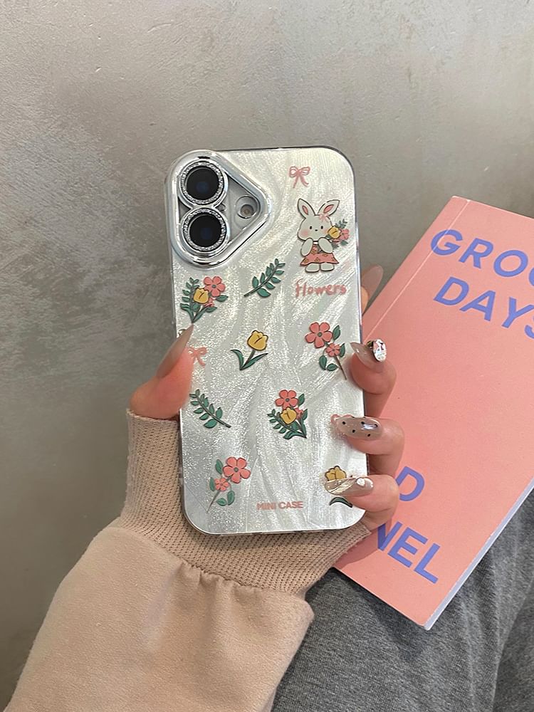 Rabbit Floral Phone Case / Strap / Set