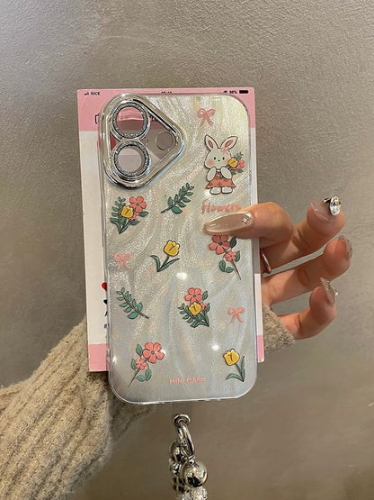 Rabbit Floral Phone Case / Strap / Set
