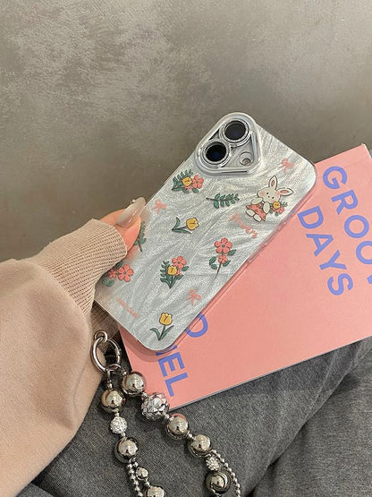 Rabbit Floral Phone Case / Strap / Set