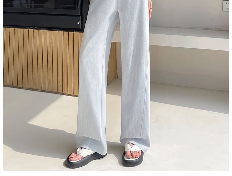 High Waist Washed Wide Leg Jeans (Various Designs)