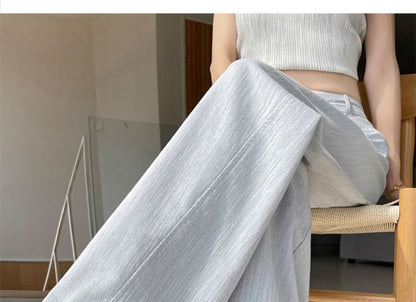 High Waist Washed Wide Leg Jeans (Various Designs)