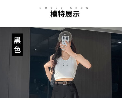 High Waist Plain Wide Leg Suit Pants (Various Designs)