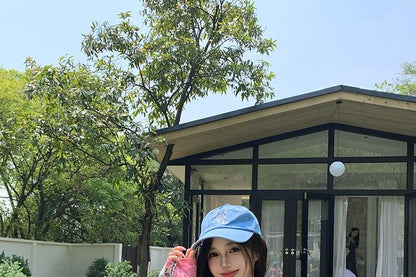 Long-Sleeve One-Shoulder Plain Asymmetrical T-Shirt