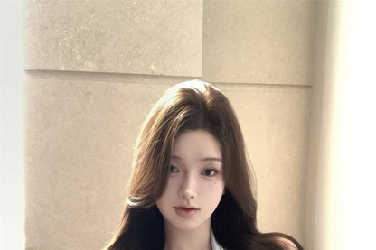 Tie-Neck Plain Tank Top