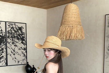 Strapless Plain Ruffle Asymmetrical Top