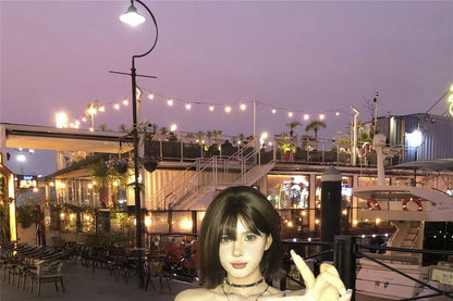 Asymmetrical Camo Print Ruffled Tube Top