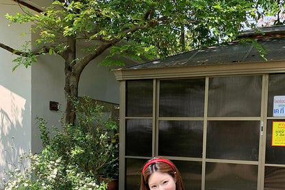 Halter-Neck Striped Shirred Button-Up Shirt