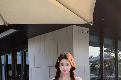 Spaghetti Strap Floral Print Shirred Mini A-Line Dress