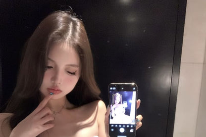 Plain Floral Tube Top