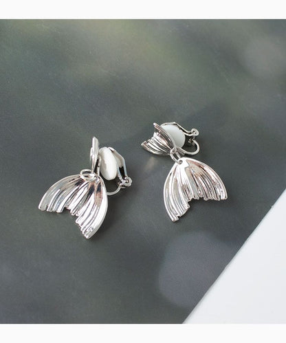 Fish Tail Stud Earring / Clip-On Earring