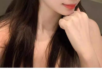 Gingko Rhinestone Drop Earring / Clip-On Earring