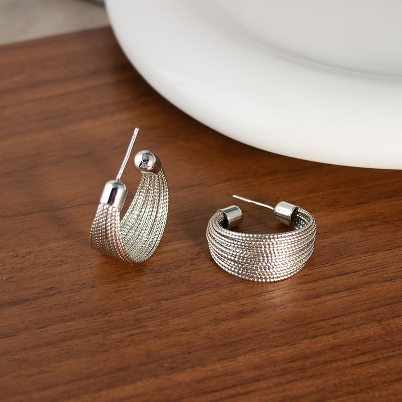 Geometry Hoop Earring / Clip-On Earring