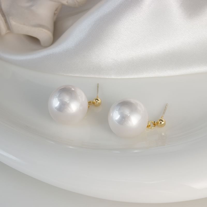 Faux Pearl Drop Earring / Clip-On Earring