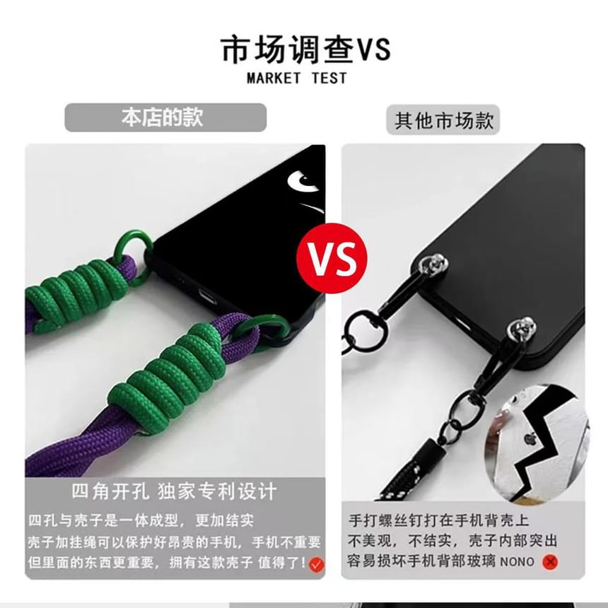 / Cartoon Eye Set Lanyard Case Strap Phone