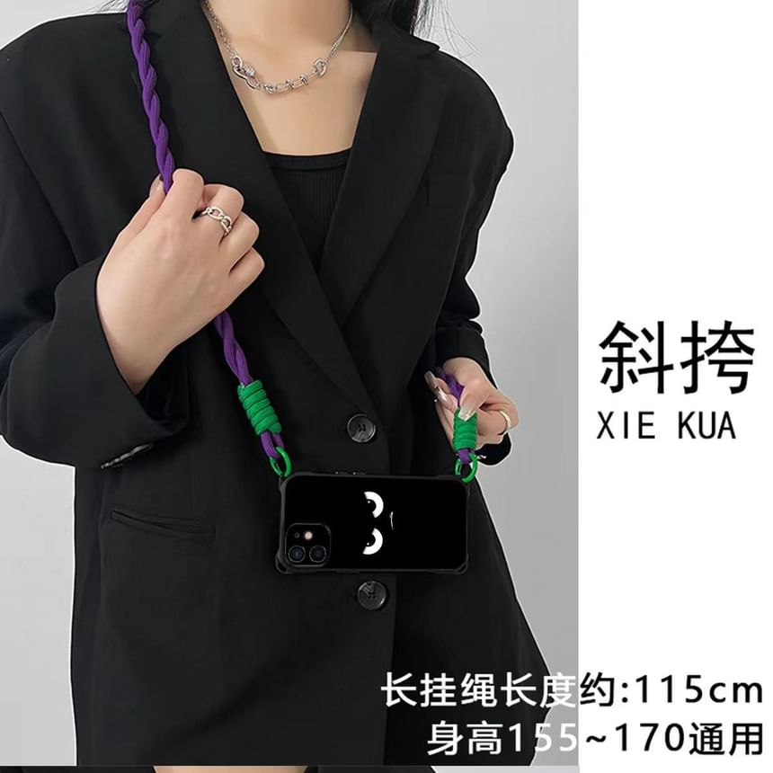 / Cartoon Eye Set Lanyard Case Strap Phone