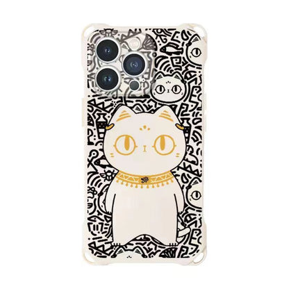 Cat Lanyard Phone Strap Set Case /