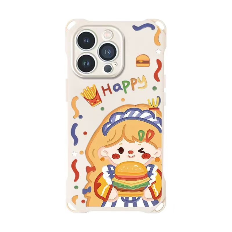 Lanyard / Phone Burger Girl Case Strap Set