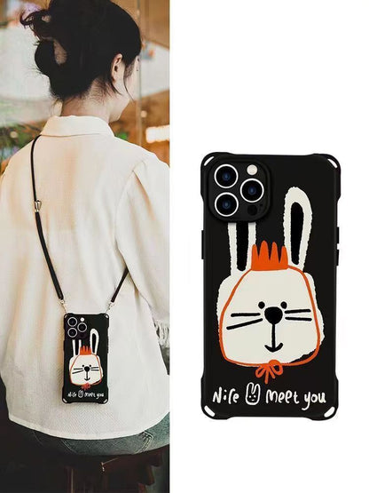 Rabbit Case Set / Phone Lanyard