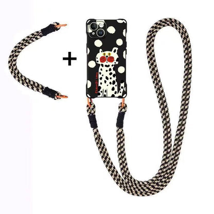 Set Lanyard / Phone Case Strap Cat