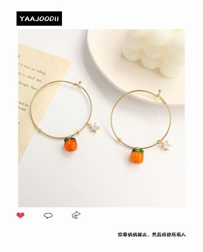 Fruit Pendant Alloy Bangle (Various Designs)