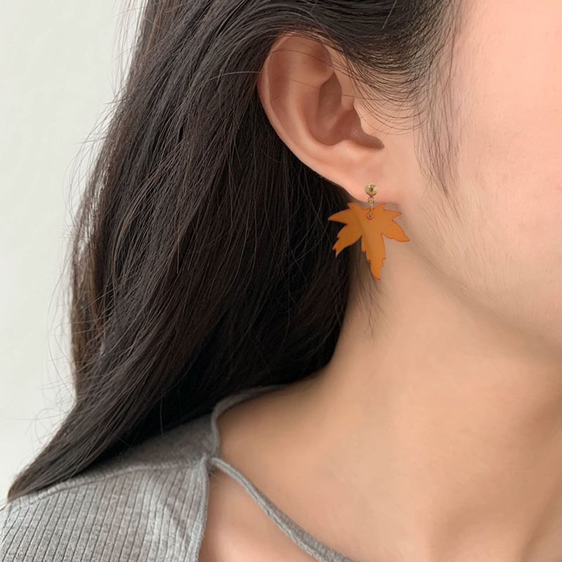 Leaf Alloy Drop Earring / Ear Cuff (Various Designs)