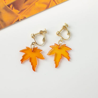 Leaf Alloy Drop Earring / Ear Cuff (Various Designs)
