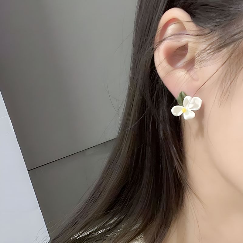 Floral Alloy Stud Earring / Ear Cuff (Various Designs)