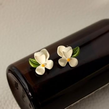 Floral Alloy Stud Earring / Ear Cuff (Various Designs)