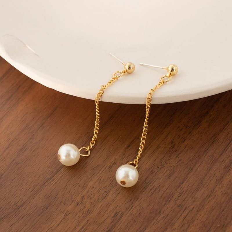 Faux Pearl Dangle Earring / Ear Cuff (Various Designs)