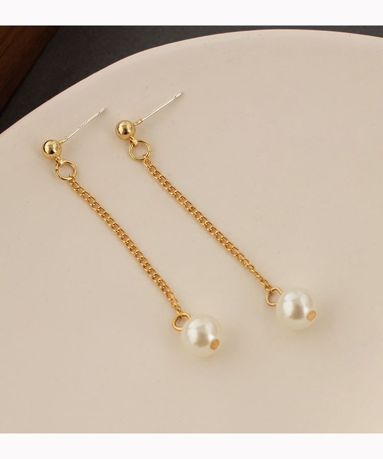 Faux Pearl Dangle Earring / Ear Cuff (Various Designs)
