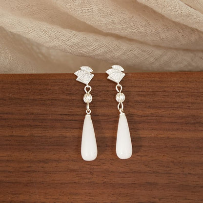 Fan Rhinestone Faux Gemstone Alloy Drop Earring / Ear Cuff (Various Designs)